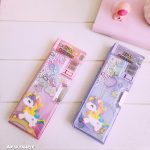 جامدادی کتابی طرح یونیکورن دونه برفی