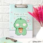 تخته شاسی A4  طرح دایناسور