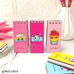 مینی To do list جلد چوبی