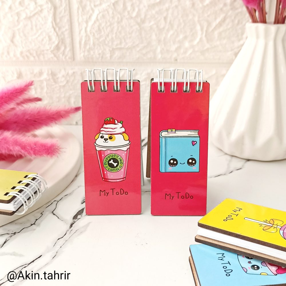مینی To do list جلد چوبی - Image 2